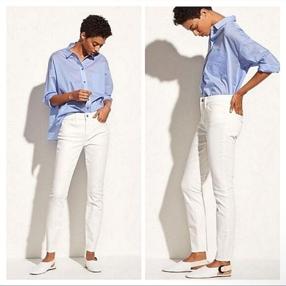 Vince White Skinny Jeans Women Size 30 - Picture 1 of 14